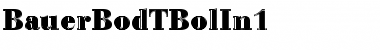 Download BauerBodTBolIn1 Regular Font