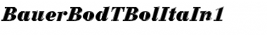 Download BauerBodTBolItaIn1 Regular Font