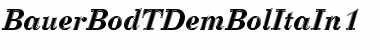 Download BauerBodTDemBolItaIn1 Regular Font