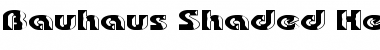 Download Bauhaus 'Shaded' Heavy Font