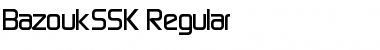 Download BazoukSSK Regular Font