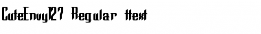Download CuteEnvy127 Font