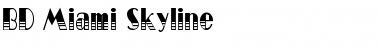 Download BD Miami Skyline Font