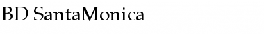 Download BD SantaMonica Font