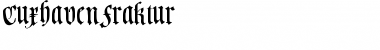 Download CuxhavenFraktur Font