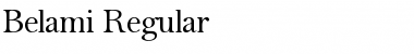 Download Belami Regular Font