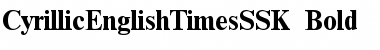 Download CyrillicEnglishTimesSSK Font