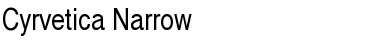 Download Cyrvetica-Narrow Font