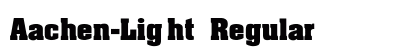 Aachen-Light Regular Preview