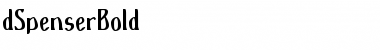 Download d'SpenserBold Font