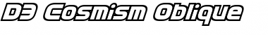 Download D3 Cosmism Oblique Font
