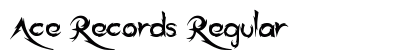 Ace Records Regular Font Ace Records Regular Font Preview