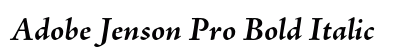 Adobe Jenson Pro Bold Italic Preview