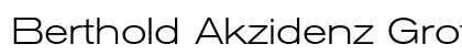 Berthold Akzidenz Grotesk BE Light Extended Preview