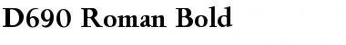 Download D690-Roman Bold Font