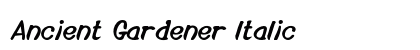 Ancient Gardener Italic Preview