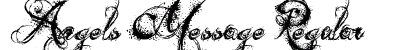 Angels Message Regular Font Angels Message Regular Font Preview