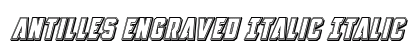 Antilles Engraved Italic Italic preview