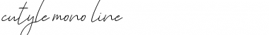 Download Cutyle Monoline Script Demo Font