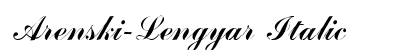 Arenski-Lengyar Italic preview