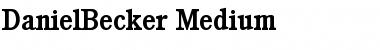 Download DanielBecker-Medium Regular Font