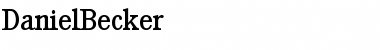 Download DanielBecker Font