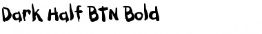 Download Dark Half BTN Bold Font