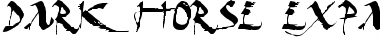 Download Dark Horse Expanded Expanded Font