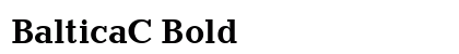 BalticaC Bold Preview