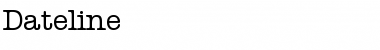 Download Dateline Font