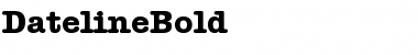 Download Dateline Font