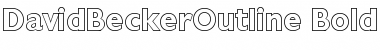 Download DavidBeckerOutline Font