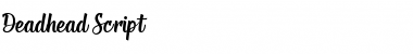 Download Deadhead Script Font