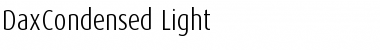 Download DaxCondensed-Light Font