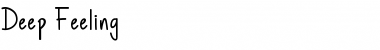 Download Deep Feeling Font Download Deep Feeling Font
