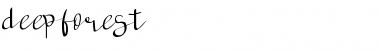 Download deep forest Font Download deep forest Font