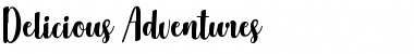 Download Delicious Adventures Font Download Delicious Adventures Font