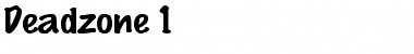 Download Deadzone 1 Font Download Deadzone 1 Font