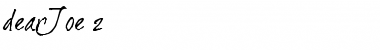 Download dearJoe 2 Font Download dearJoe 2 Font
