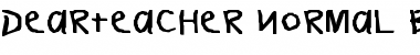 Download DearTeacher-Normal Bold Font Download DearTeacher-Normal Bold Font