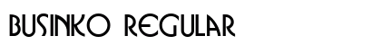Businko Regular preview
