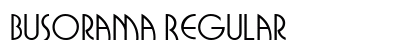 Busorama Regular preview