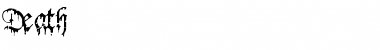 Download Death Font