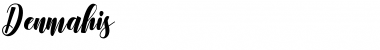 Download Denmahis Font Download Denmahis Font
