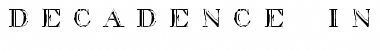 Download decadence in a different light Font