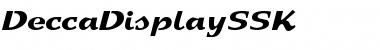 Download DeccaDisplaySSK Font