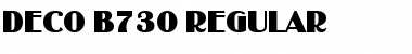 Download Deco-B730 Font Download Deco-B730 Font