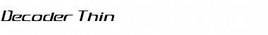 Download Decoder Font