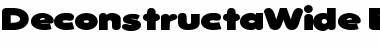 Download DeconstructaWide Font Download DeconstructaWide Font