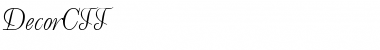Download DecorCTT Font Download DecorCTT Font